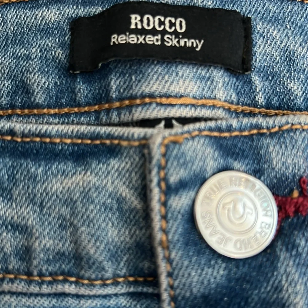 True Religion Men’s Rocco Motto Skinny Blue Denim‎ Jeans Size 40 NWT/NEW